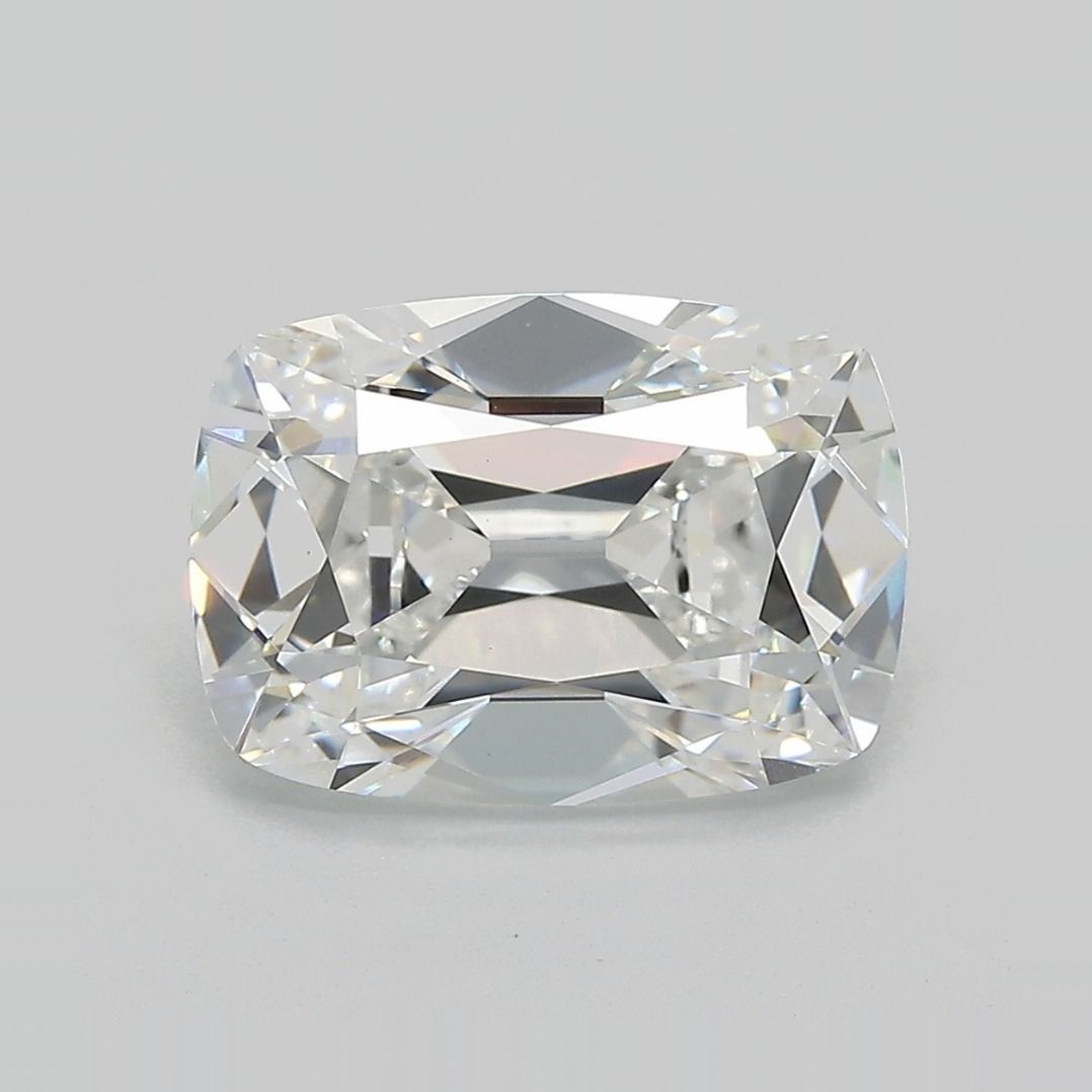 Custom reset for a 4.16 Old Mine Cushion in 14k White Gold