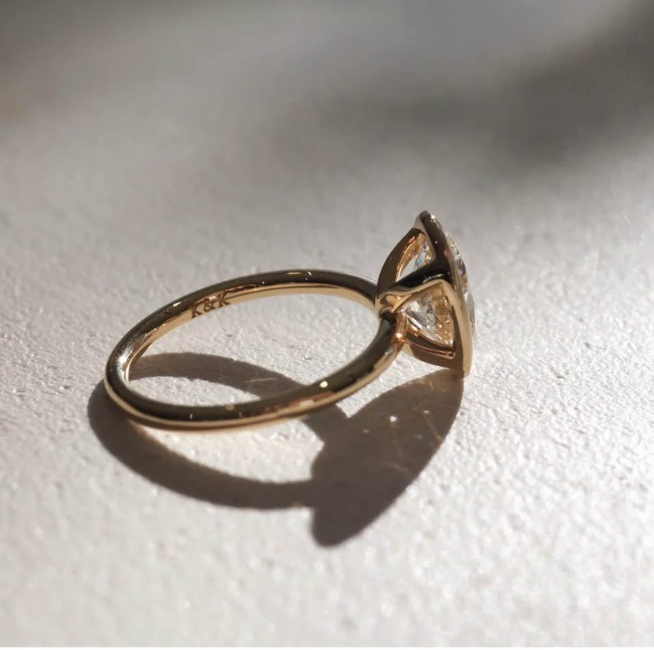 Expedited Order + 2.3ct Bezel Set Ring