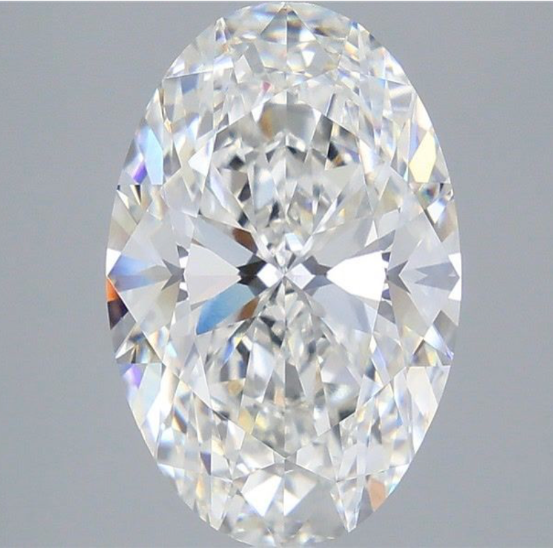 6.02 Carat E VVS2 Oval Brilliant lab grown diamond