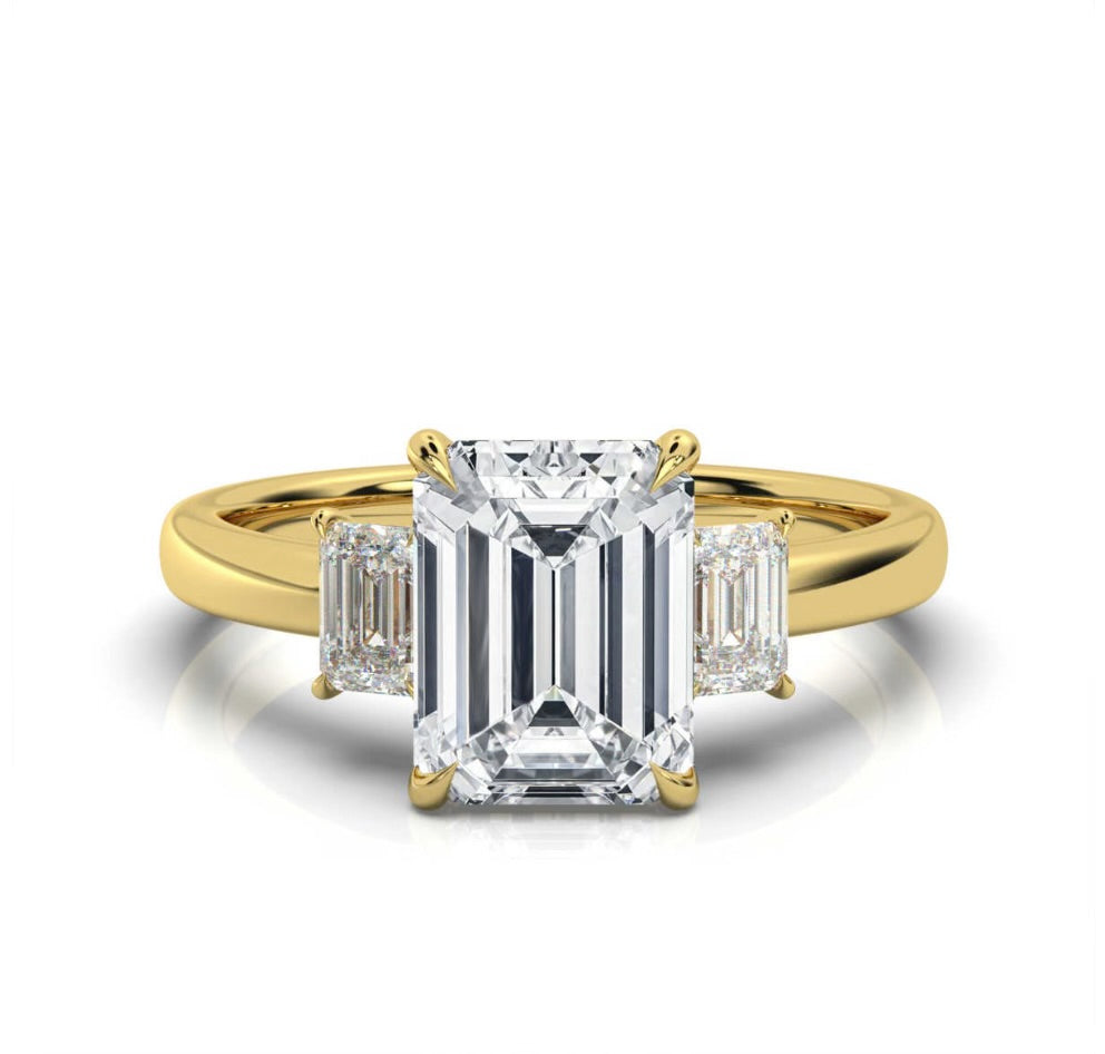 Gatsby Three-Stone Ring