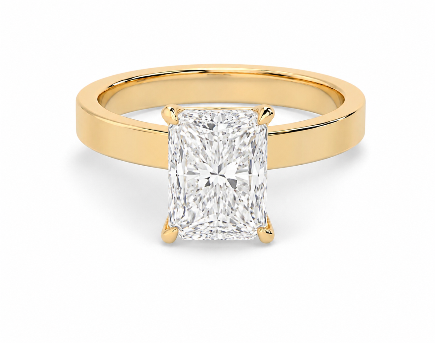 4.03ct E Vs1 radiant cut Berlin design