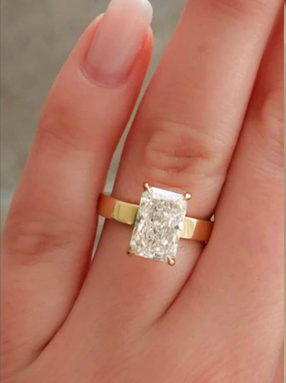4.03ct E Vs1 radiant cut Berlin design