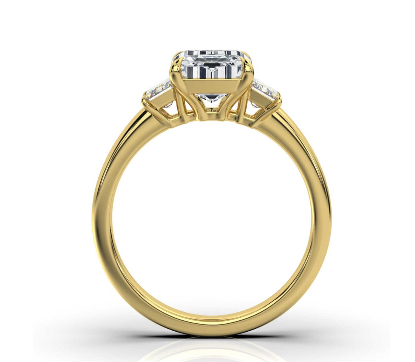 Gatsby Three-Stone Ring